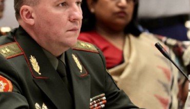 Глава Минобороны РБ Хренин провел встречу с генеральным секретарем ШОС